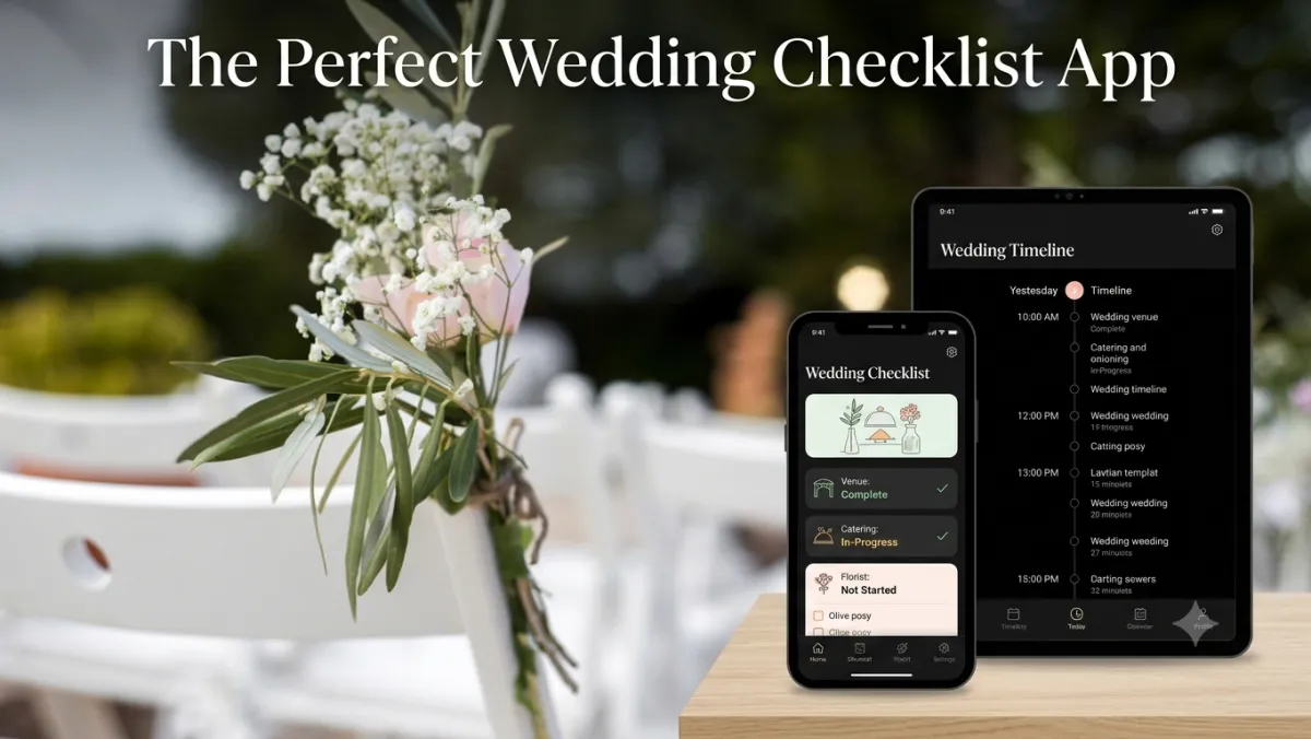 Wedding checklist app