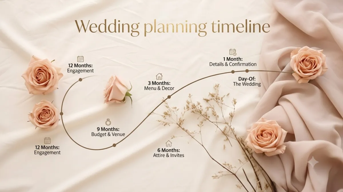 Wedding planning timeline