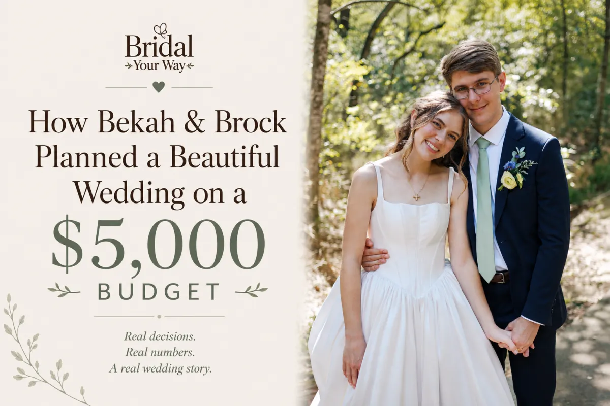 How Bekah & Brock Planned a Beautiful Wedding on a $5,000 Budget