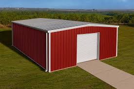 Modern agricultural metal barn by Pueblo Metal Buildings