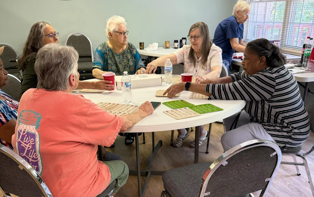 People playing bingo