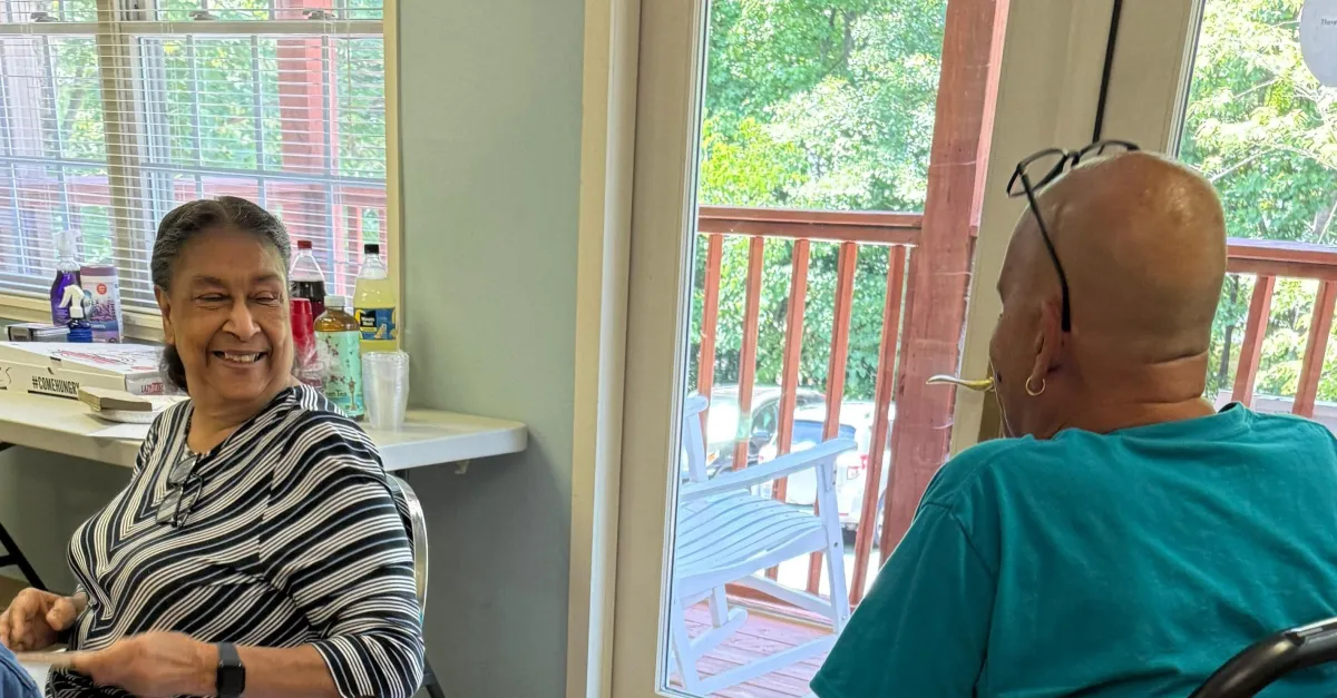 People playing bingo