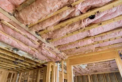 Attic Fiberglass Batts Insulation