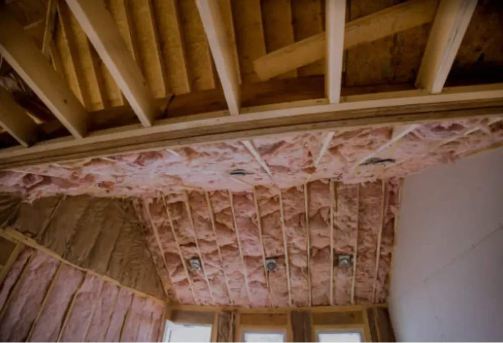 Attic Fiberglass Batts Insulation