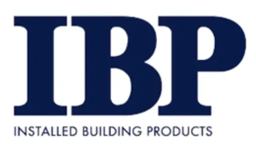 Installed Building Products logo with bold IBP initials above smaller company name text.