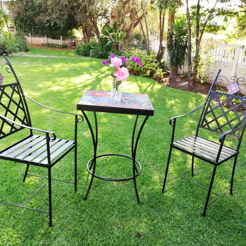 wrought iron patio set