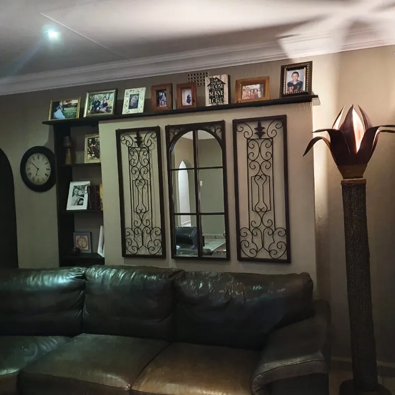 wrought iron mirror set