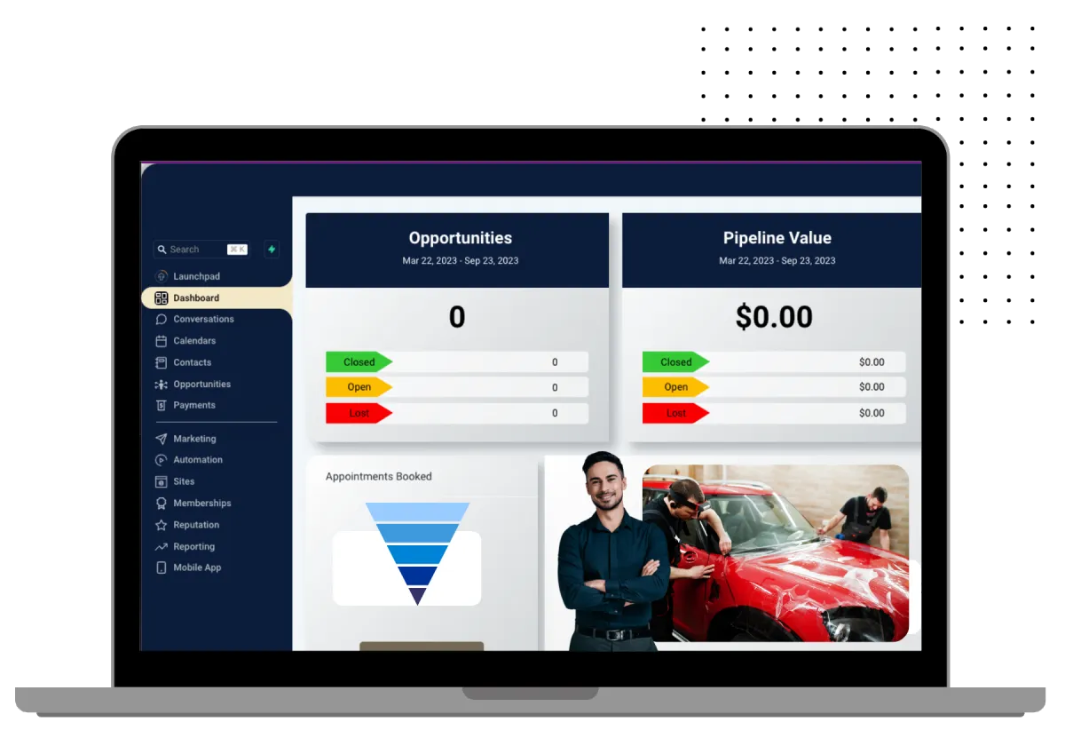 Auto Body Shop Business CRM