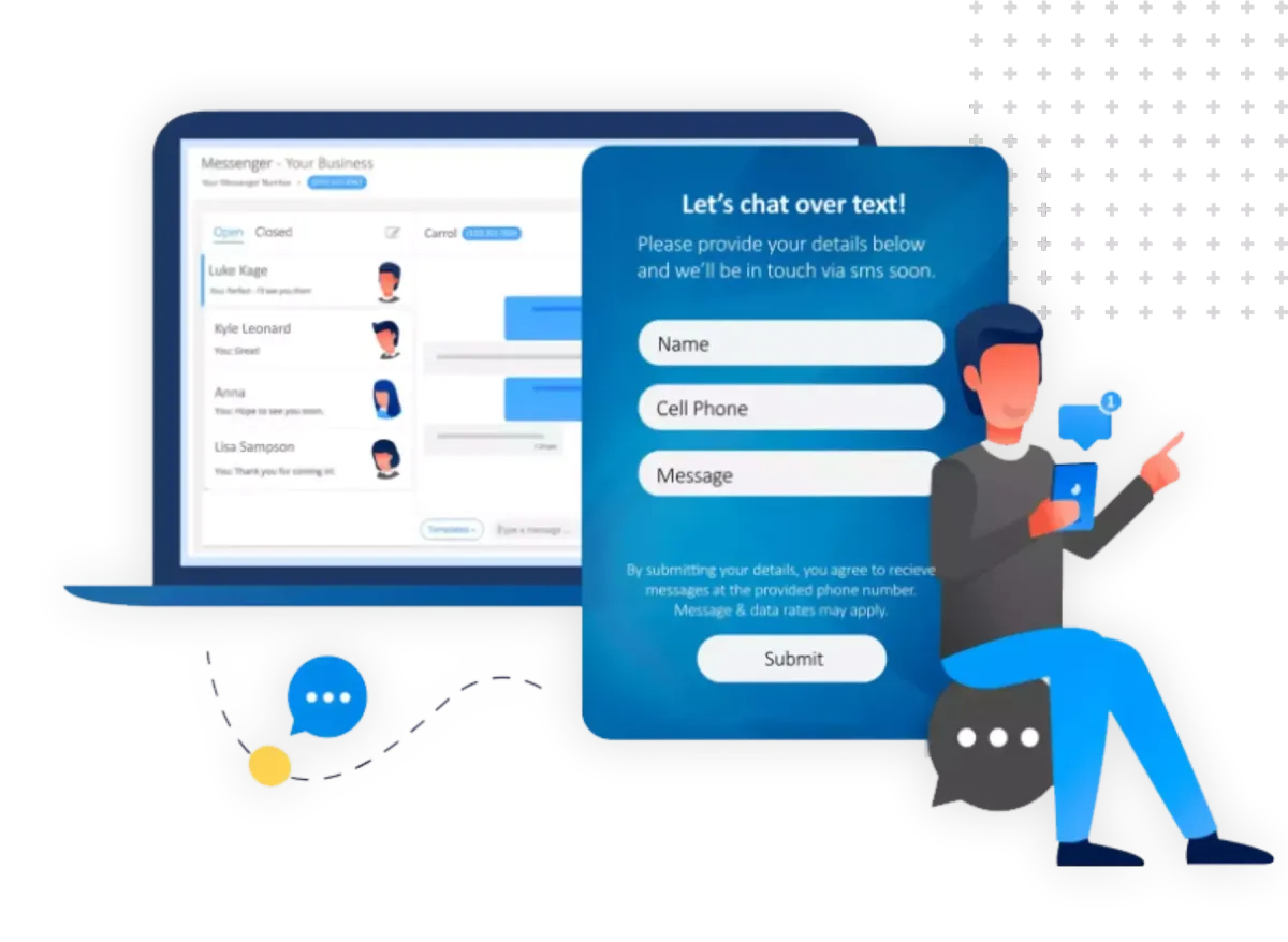 Web Chat Auto Body Shop Business