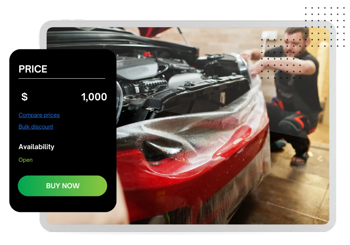 Auto Body Shop Website Rental Payments