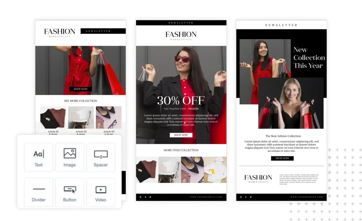 Auto Body Shop email template builder