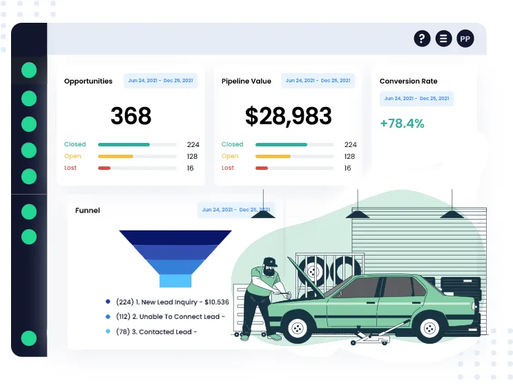 Auto Body Shop Leadific Plus