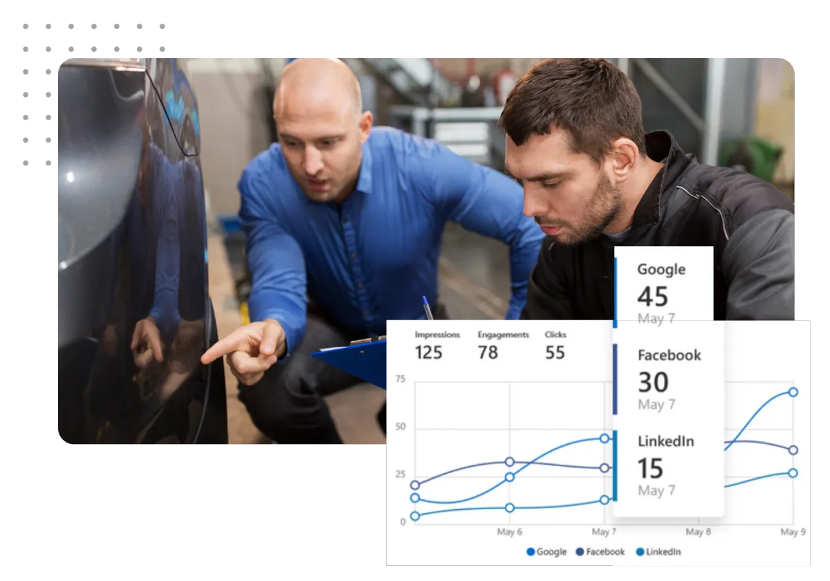 Auto Body Shop social media marketing