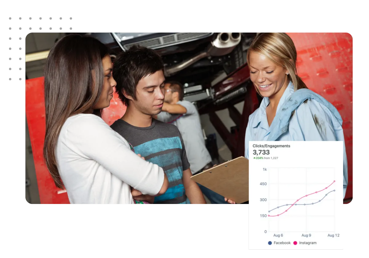 Auto Body Shop social media