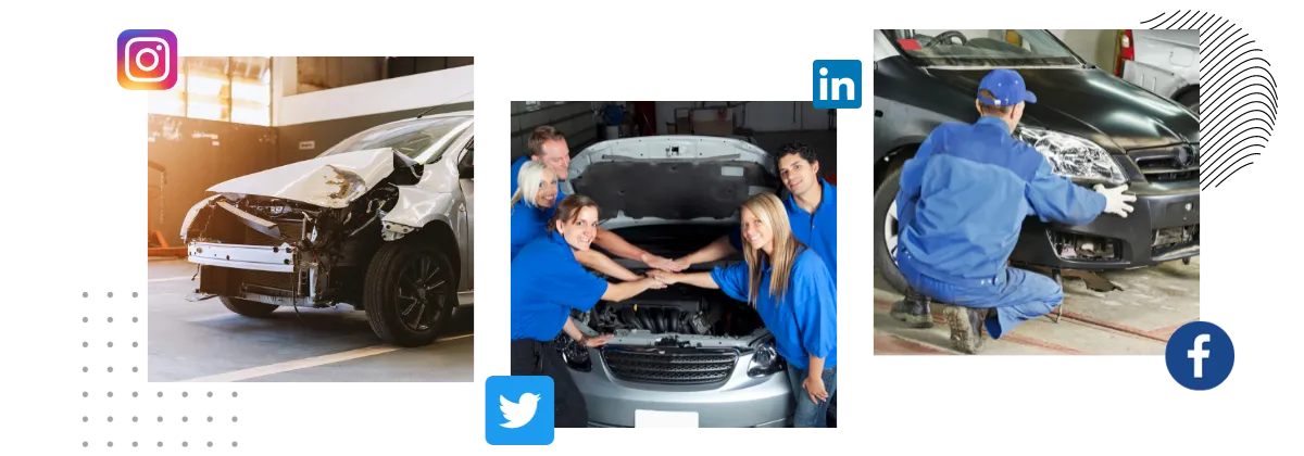 Auto Body Shop social media