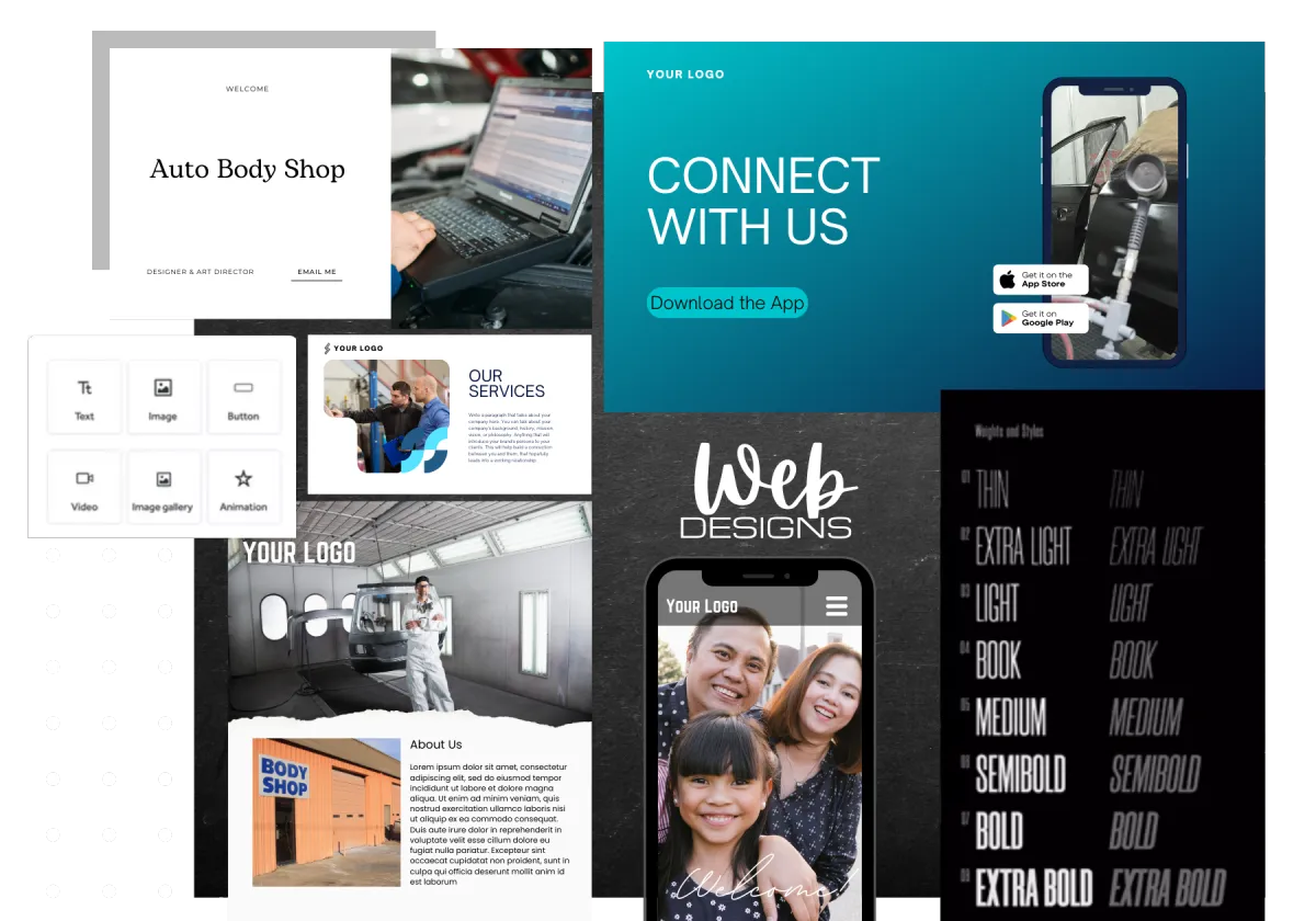 Auto Body Shop Website