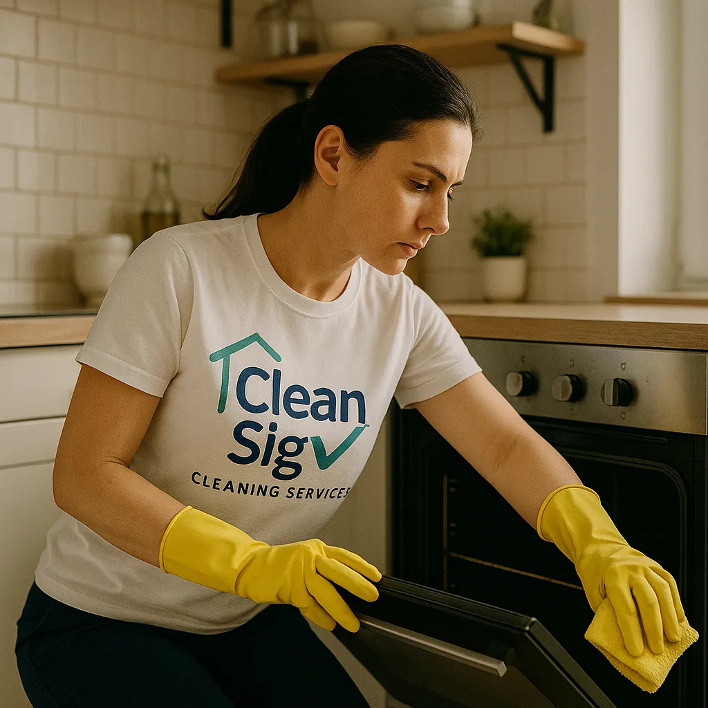 oven cleaning process