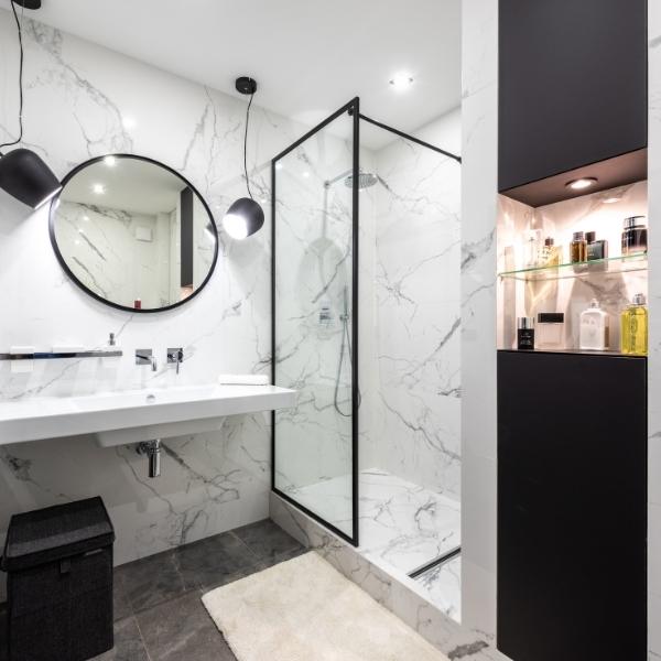 cleaned customers bathroom