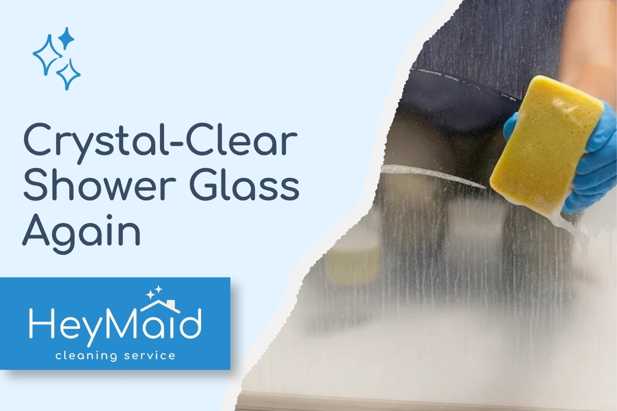 Remove Hard Water Stains from Shower Glass
