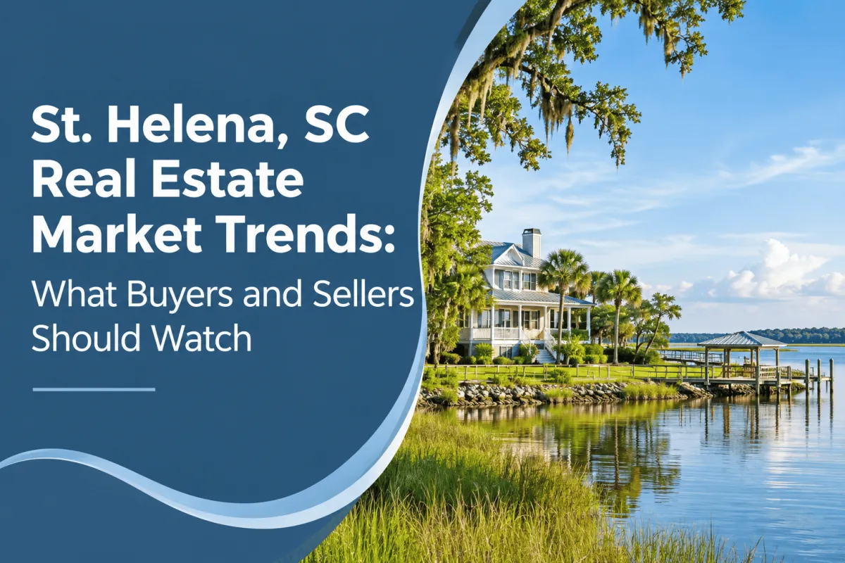 St. Helena SC real estate market trends showing coastal homes