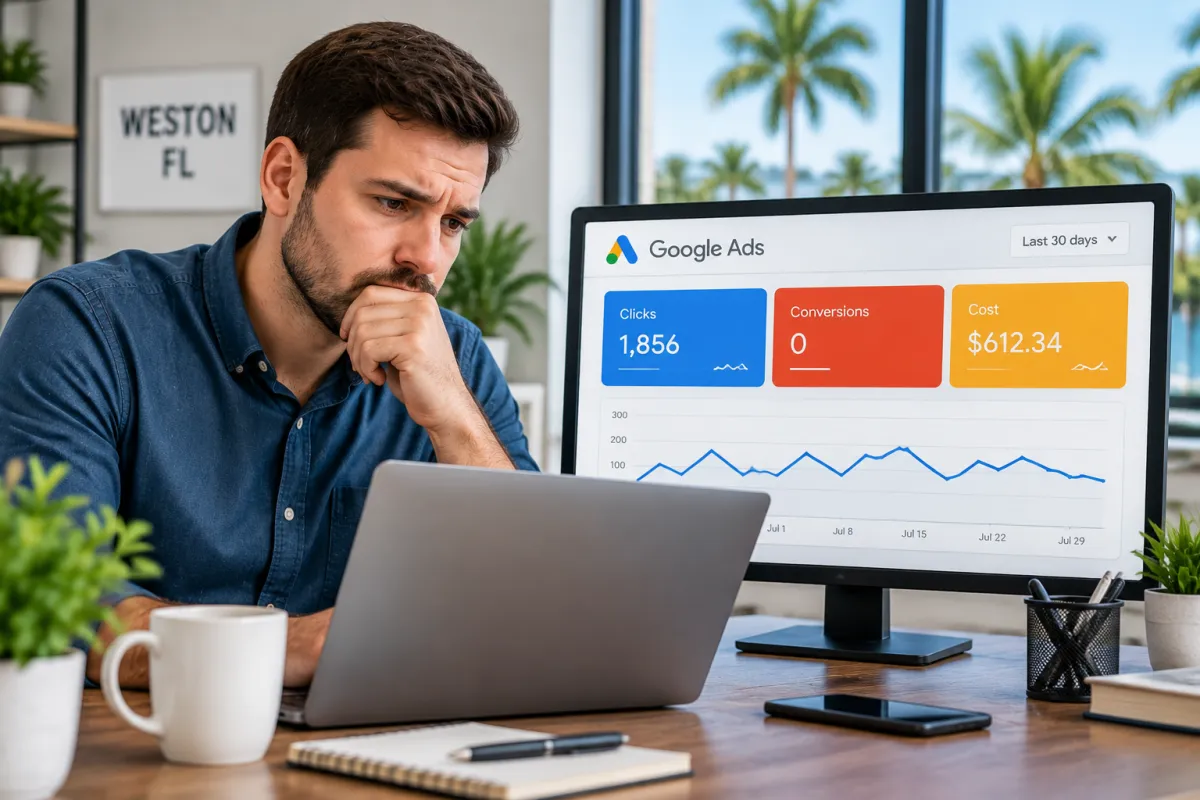 Google Ads Clicks but No Leads
