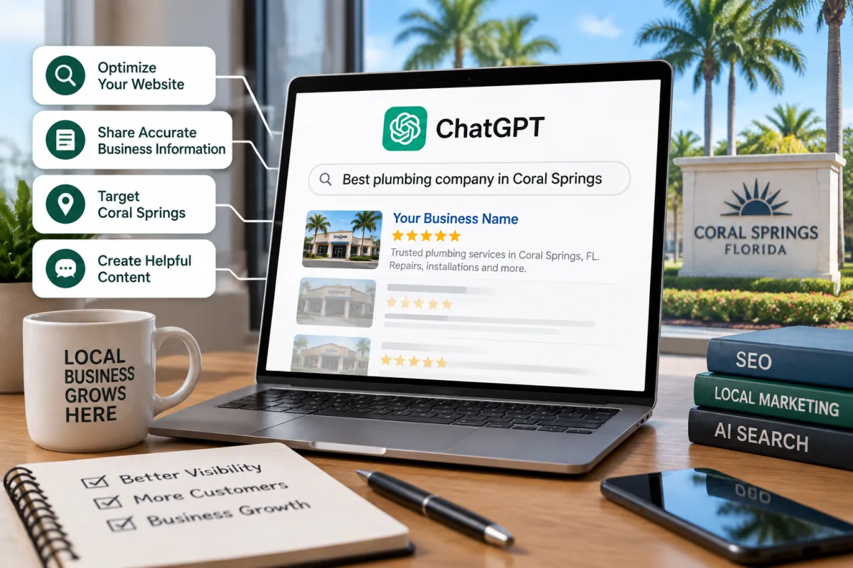 Coral Springs Businesses Get Found in ChatGPT Search