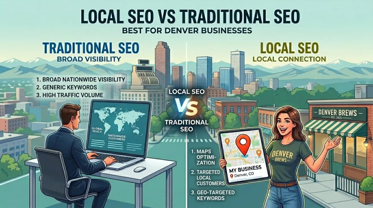 Local SEO vs Traditional SEO – Best for Denver Businesses