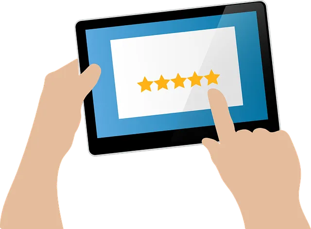 5 star reviews on search icon