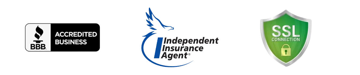 BBB accredited business, independent insurance agent, SSL encryption