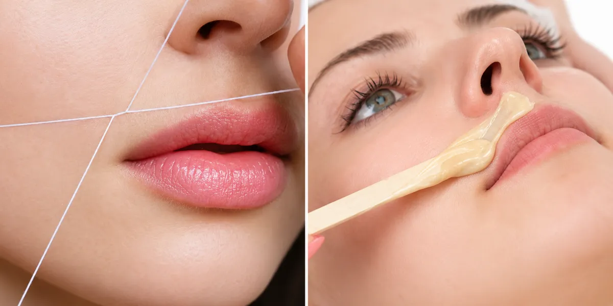 threading vs waxing upper lip