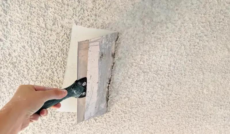 [PHOTO: Popcorn Ceiling Removal]