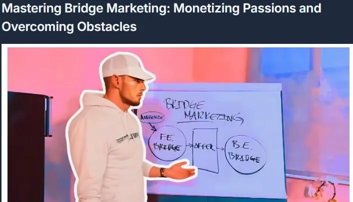 chris record monetizing bridge marketing