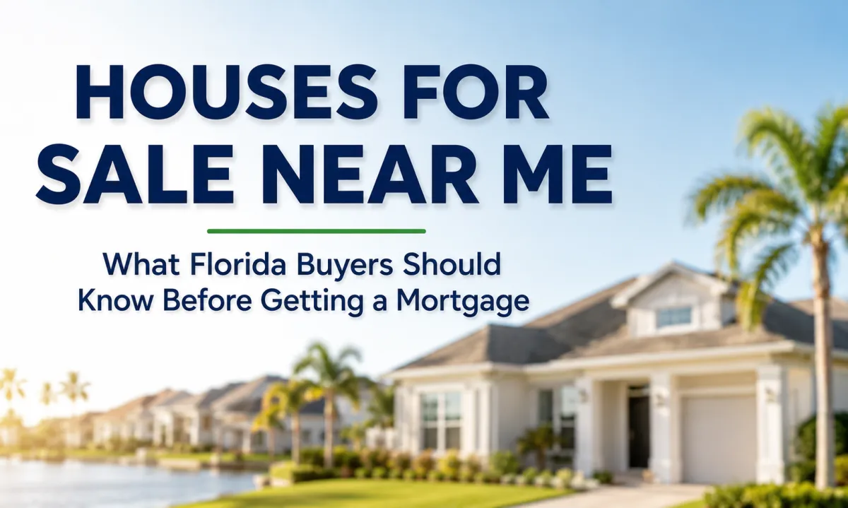 Florida homebuyers searching for houses for sale near them while reviewing mortgage affordability and home financing options.