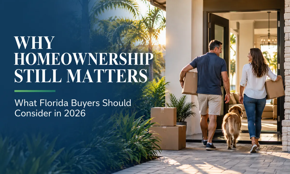 Florida homeowners settling into their new home in 2026