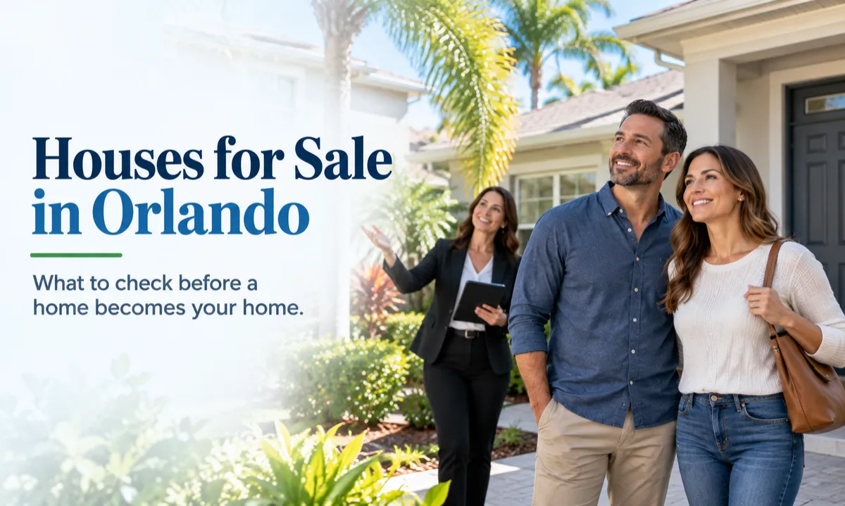 Central Florida buyers viewing a house for sale in the Orlando area.