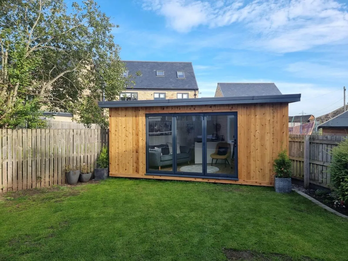 Fully insulated luxury garden room by EcoJAX - bespoke timber-framed sanctuary in Yorkshire