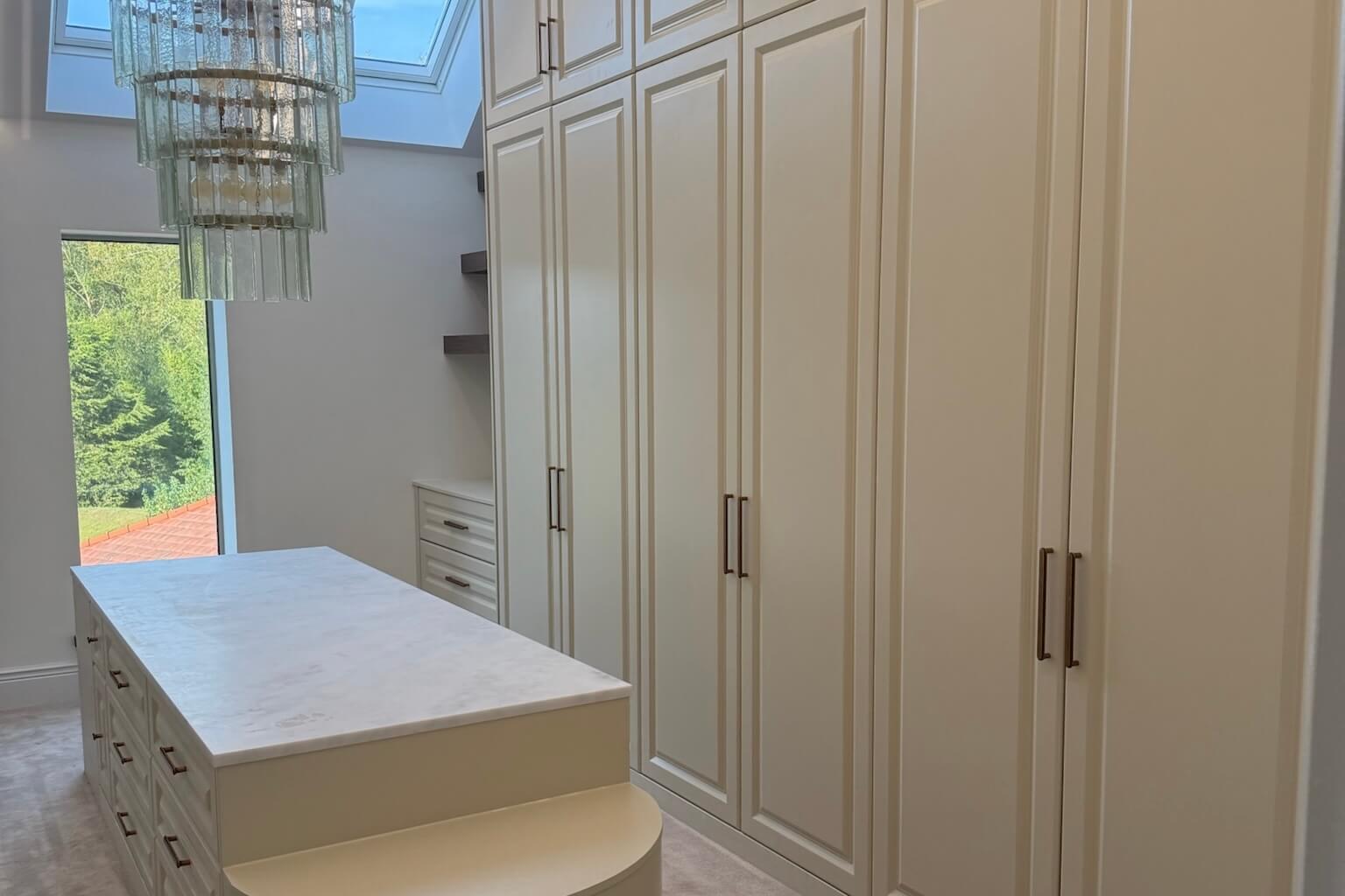 Bespoke fitted wardrobe made in our Wakefield workshop