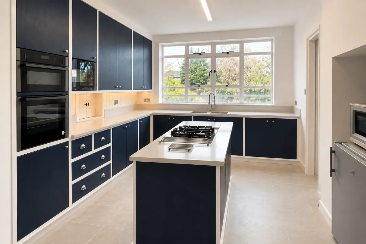 1930s Kitchen Rebuilt After a Leak | Bespoke Kitchen, Huddersfield