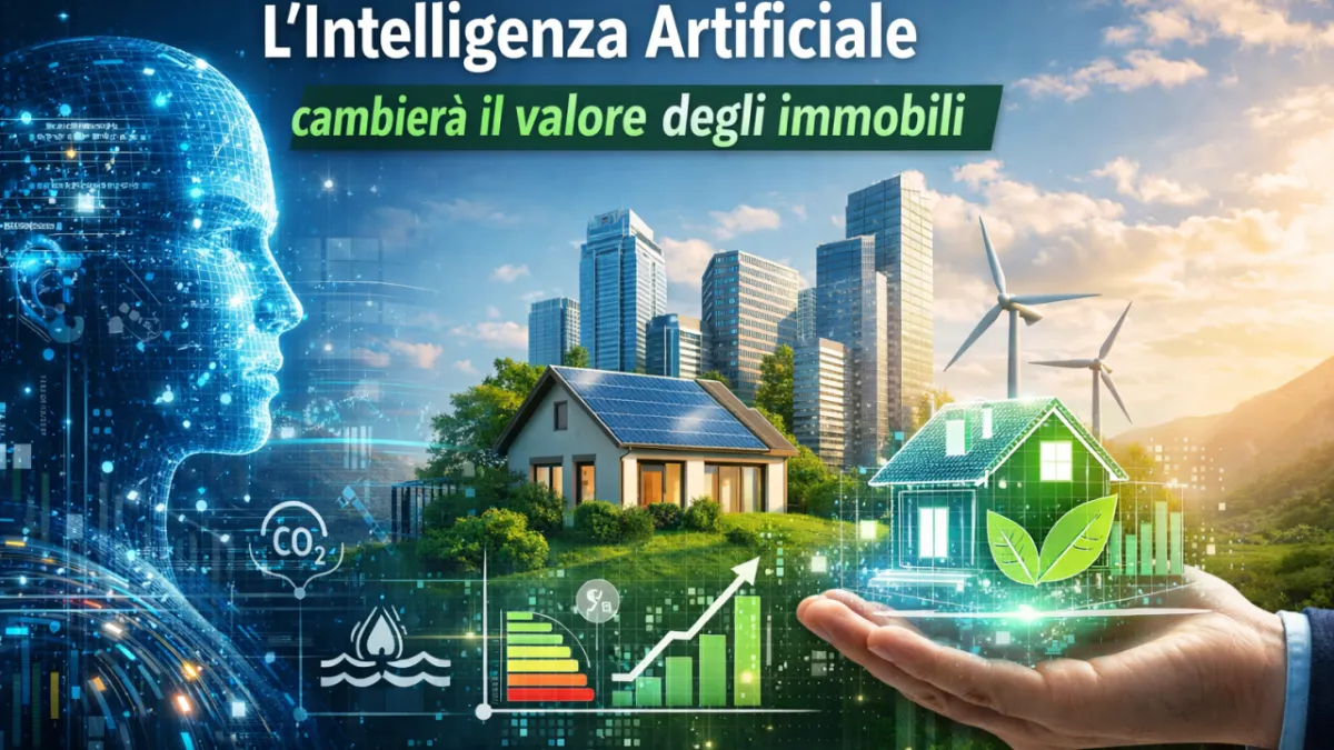 🧠 & 🌿 L’Intelligenza Artificiale cambierà il valore degli immobili