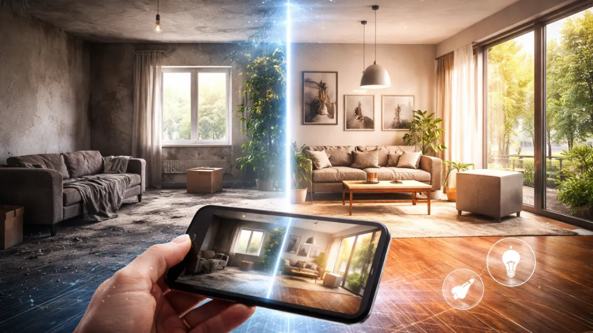 🧠 & 🌿 Home staging virtuale: quando l'Intelligenza Artificiale incontra la sostenibilità