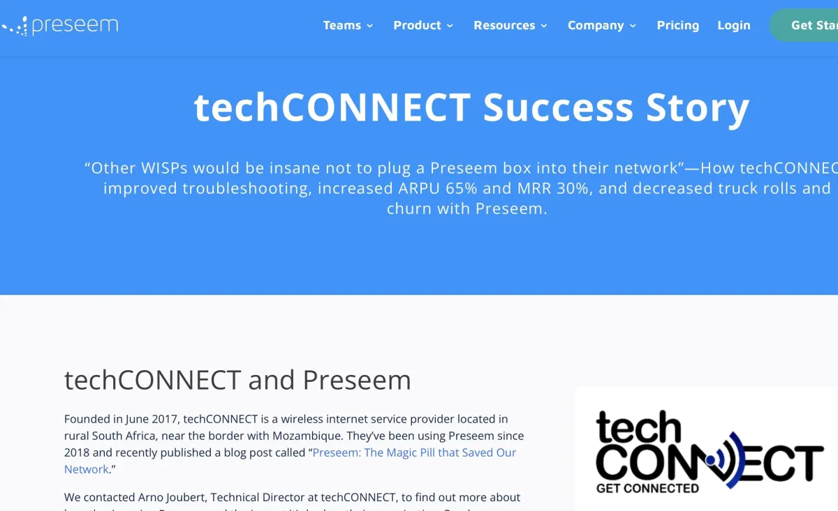 Techconnect Success with Preseem