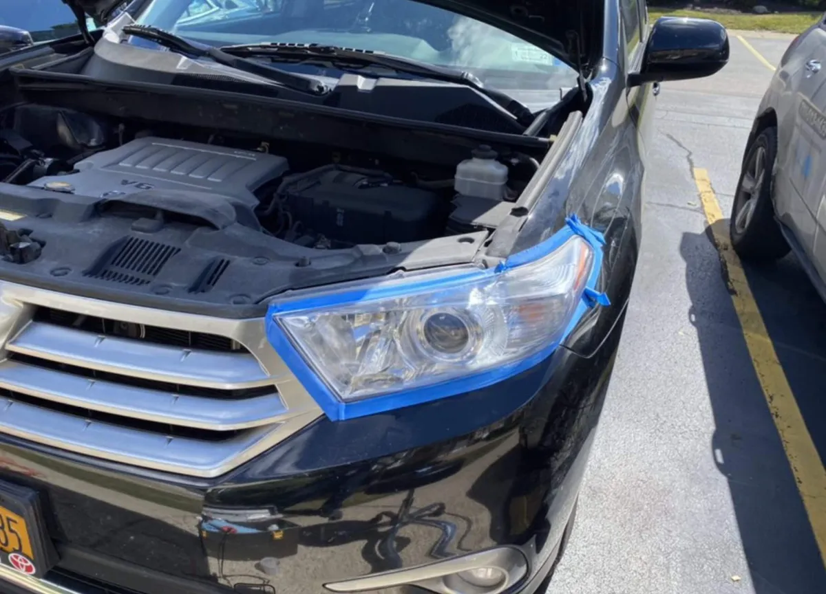 Headlight Restoration in Galveston County.