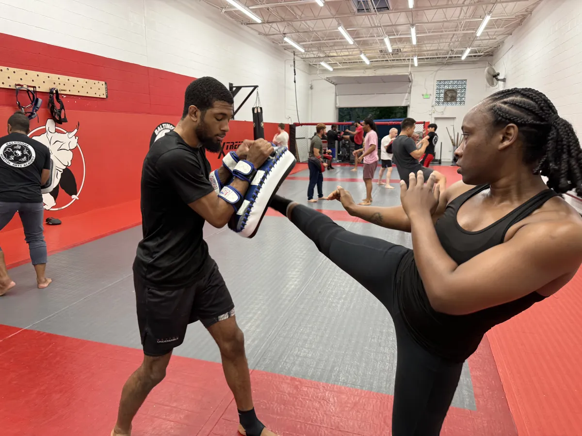 Baltimore Martial Arts Academy private training area
