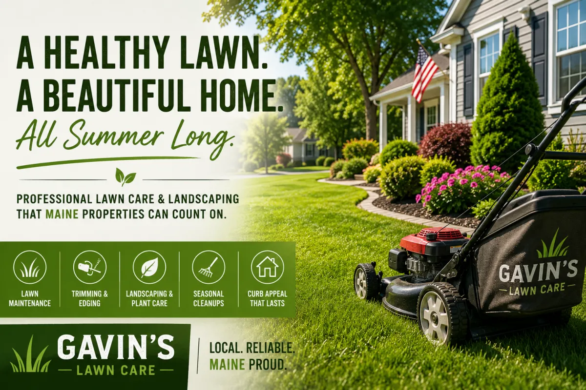 How Professional Lawn Care Helps Maine Properties Stand Out All Summer Long