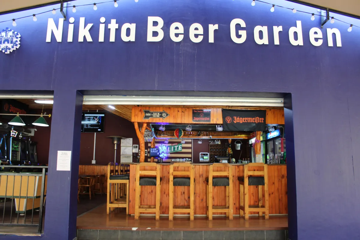 Nikita's Beer garden outside