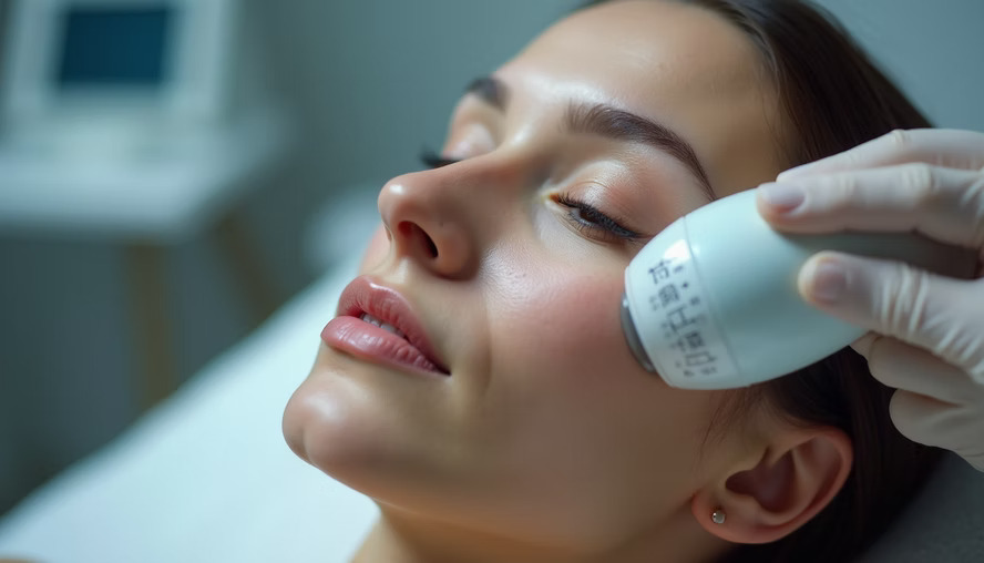 What are the benefits of radio frequency therapy for skin?