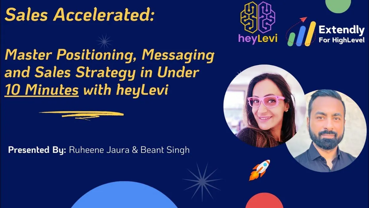 Master Positioning, Messaging and Sales Strategy in Under 10 Minutes with heyLevi!