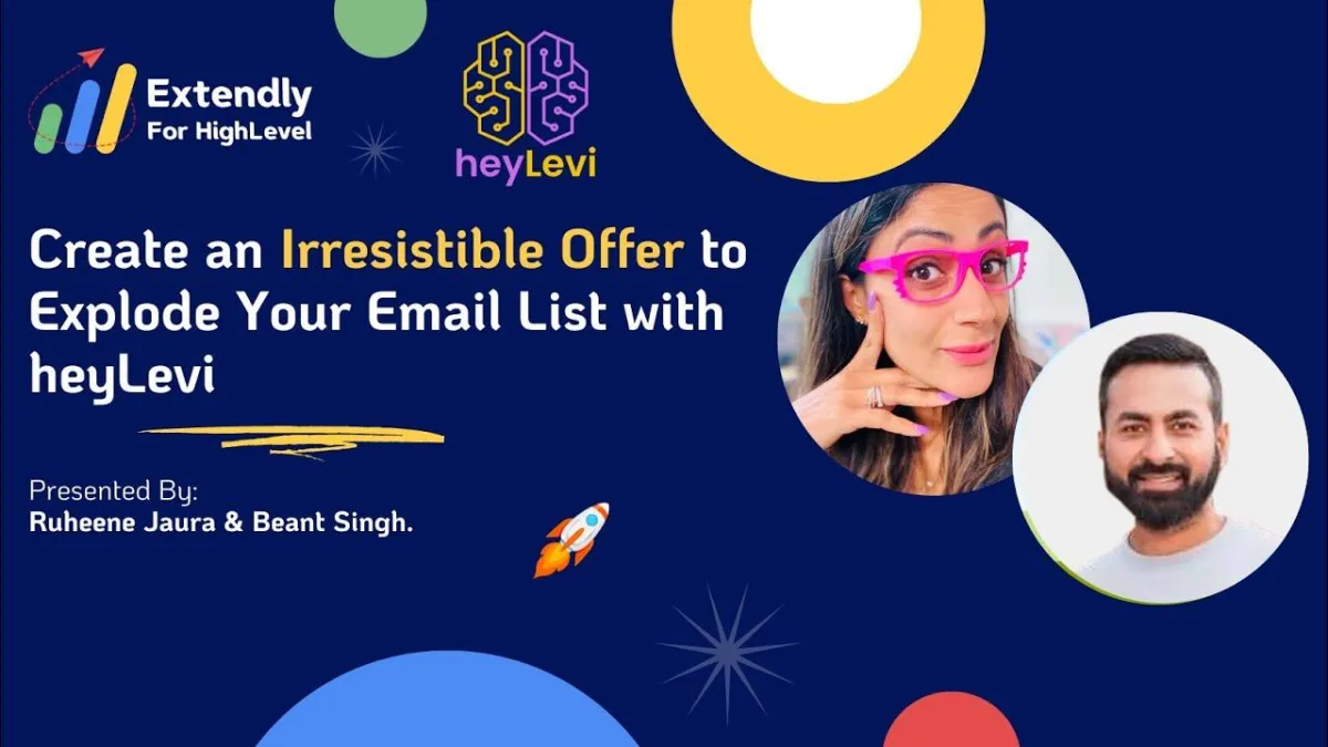 Create an Irresistible Offer to Explode Your Email List with heyLevi!