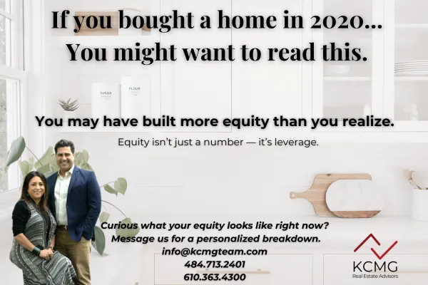 Home equity increase since 2020 for Chester County homeowners