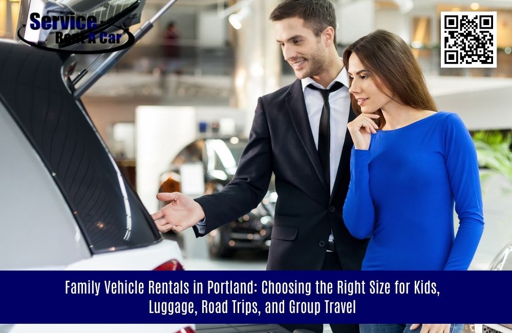 Family Vehicle Rentals in Portland: Choosing the Right Size for Kids, Luggage, Road Trips, and Group Travel